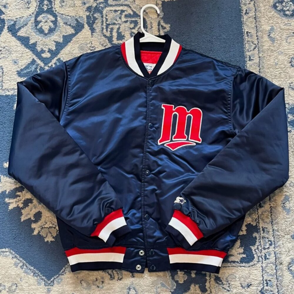 90's Minnesota Twins MLB original satin jacket